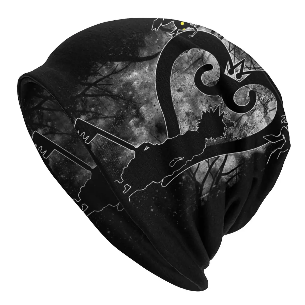 

The Keyblade Chosen One Kingdom Heart Washed Warm Bonnet Cycling Casual Beanies Protection Men Women Hats