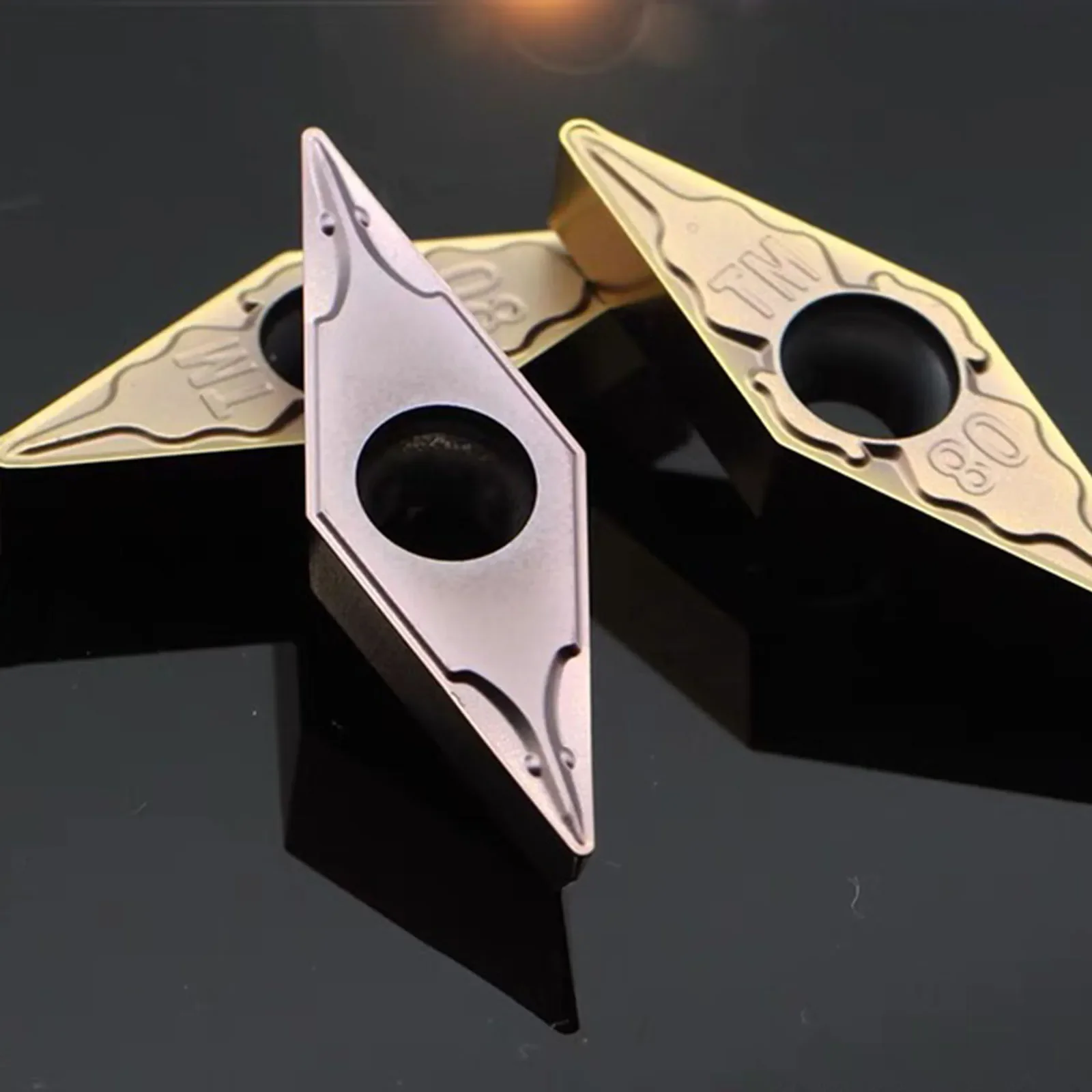 10 шт. VCMT VBMT карбидные вставки ромбовидный токарный инструмент 35 ° внешняя