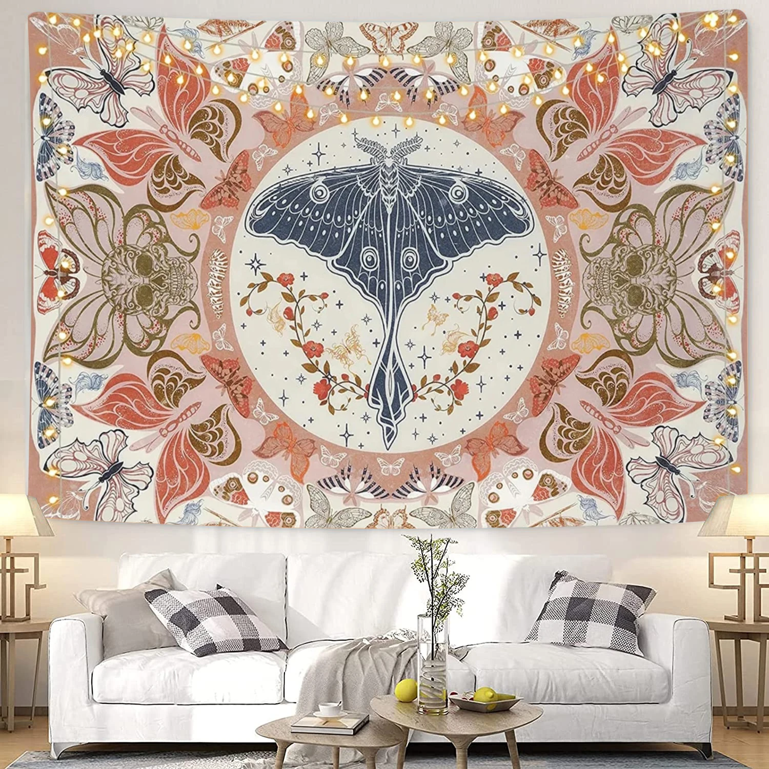 

Indian Mandala Tapestry Wall Hanging Sandy Beach Throw Rug Blanket Camping Tent Travel Mattress Bohemian Sleeping Pad Tapestries