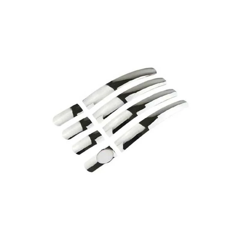 

Fit For Ford Focus 2012-18 Silver Steel Exterior Outside Door Handle Cover Trim