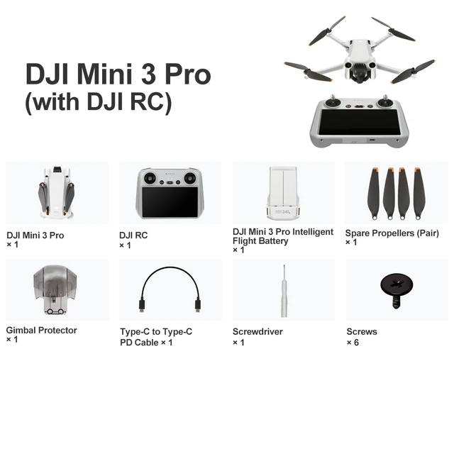DJI Mini 3 Pro RC Fly More Kit DJI Mini 3 Pro RC Fly More Kit