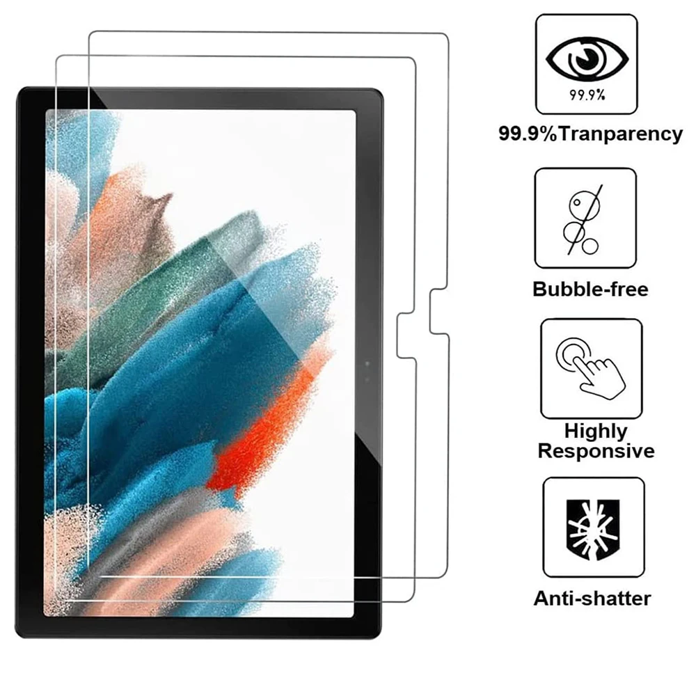 Для Samsung Galaxy Tab A8 10 5 2021 Защитная пленка для экрана из закаленного стекла SM-X200