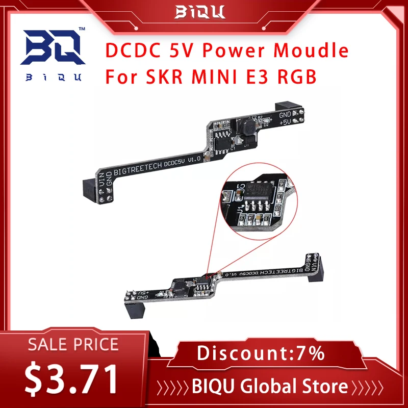 

BIGTREETECH DCDC5V Power Module Support Running 5V RGB Lamp Band 3D Printer Part For SKR MINi E3 3D Motherboard On 3D Printer