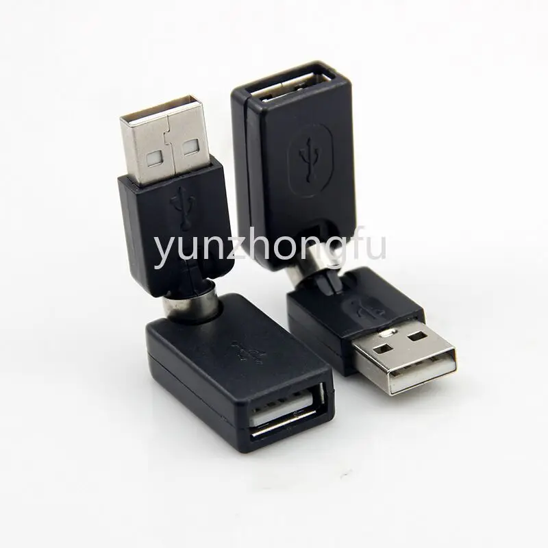 

360 Degrees Free Rotation USB Male to Female Adapter USB Male to Female Rotation Bending Interface a Male to AM