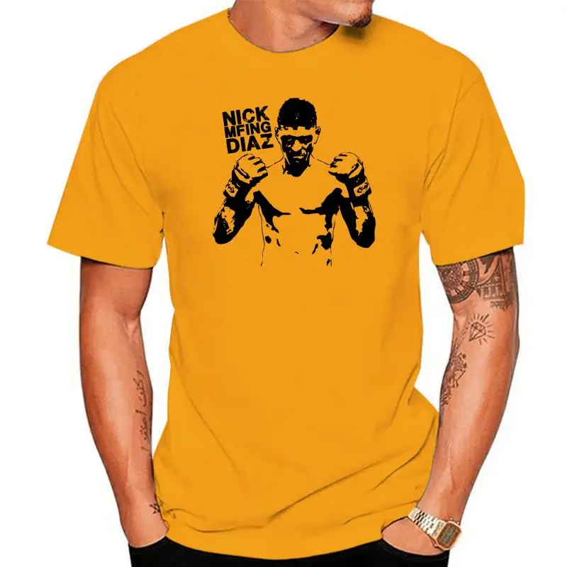 

O-neck Fashion Casual High Quality Print T Shirt Nick Diaz Men T-shirt