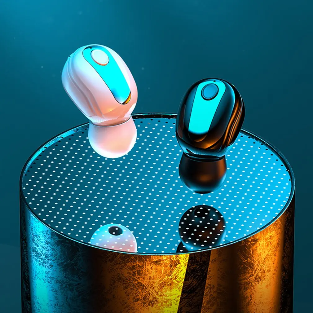 

Миниатюрные наушники, беспроводные стерео наушники-вкладыши 5,0, спортивные модные водонепроницаемые тщательно изготовленные портативные ...