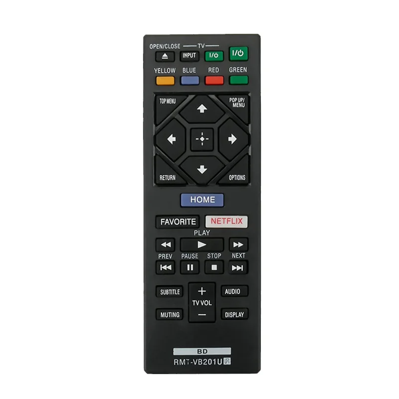 

New RMT-VB201U Replacement Remote Control for Sony Blu-ray Player BD Disc DVD BDP-S1700 BDP-S3700 BDP-BX370 UBP-X700