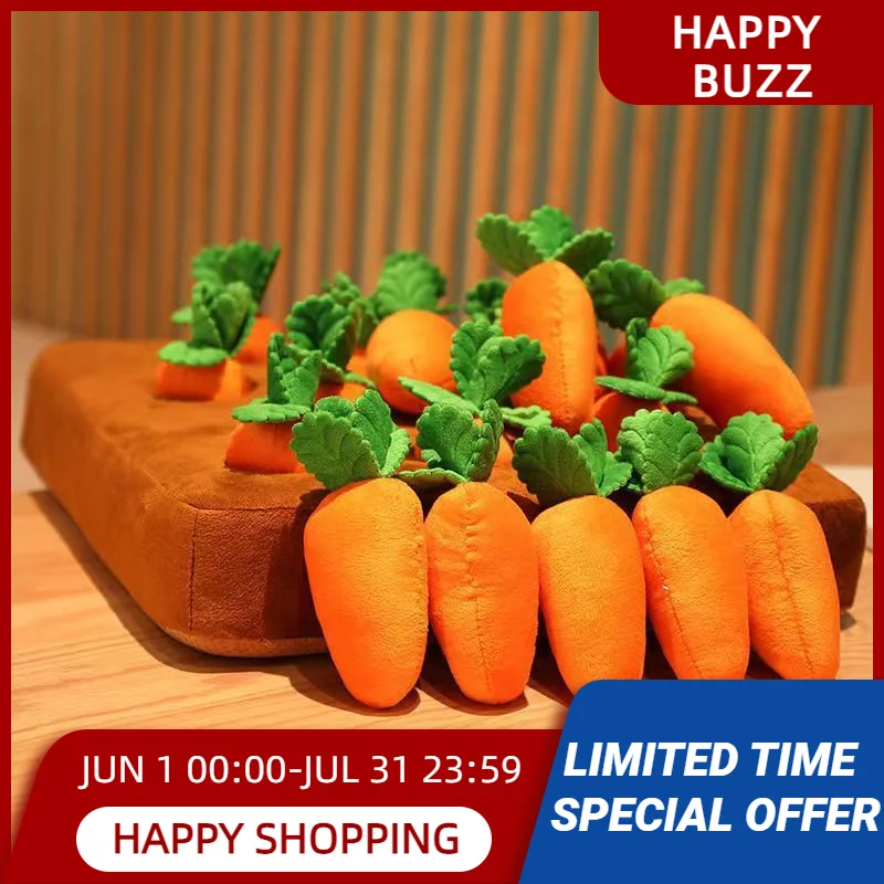 

Kids Pulling Radish Interaction Toys Pull Up Carrots Parent-child Hands-on Ability Stuffed Vegetable Garden For Decoration Gift