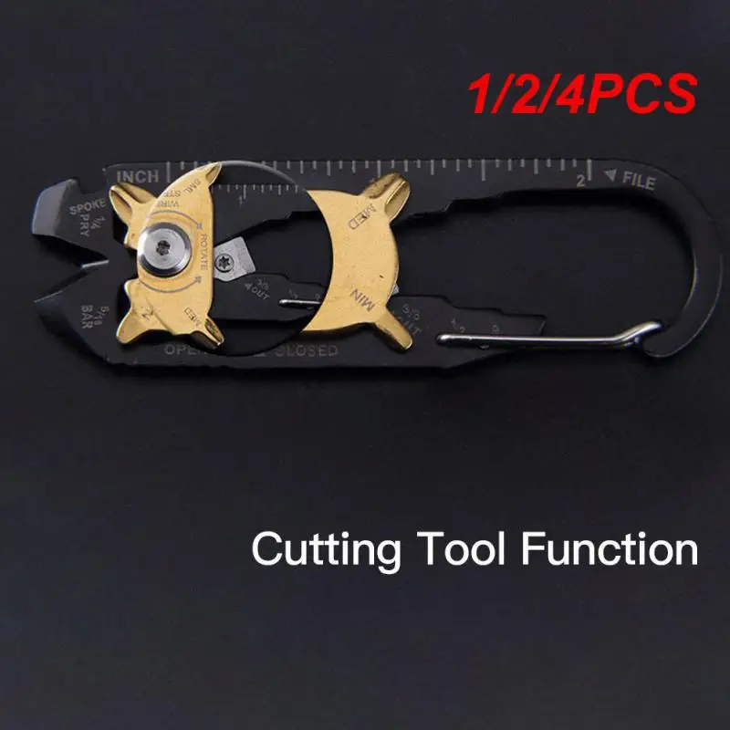 

1/2/4PCS Outdoor Multifunctional Combination Tool EDC Outdoor Portable Gadget Portable EDC Portable Keychain