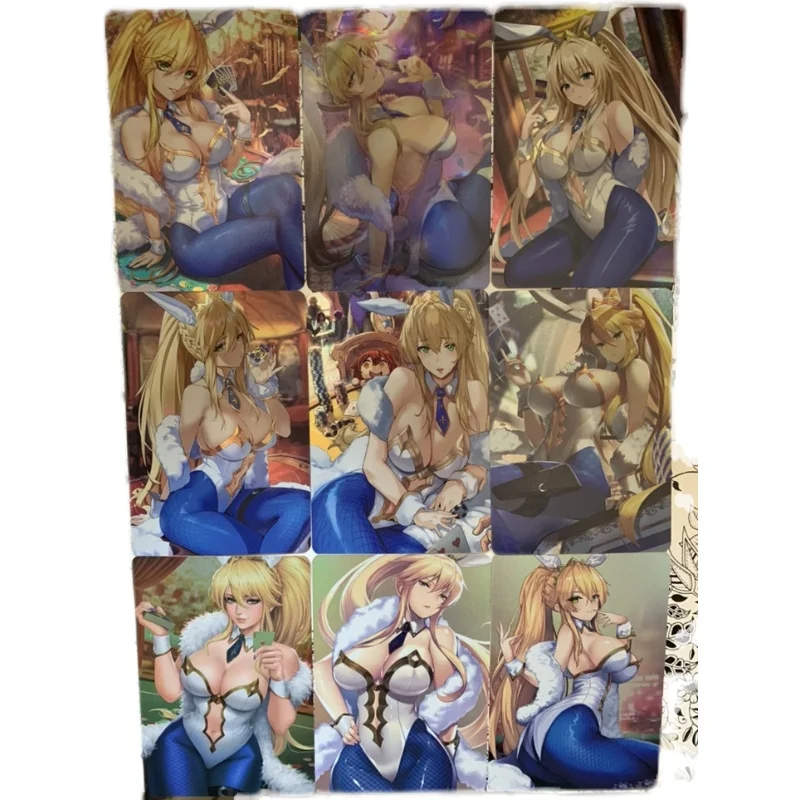 

9 шт. анимация ACG fat game, анимационная серия, аквариумный персонаж, цветная флеш-карта, коллекционная игрушечная карточка для мальчиков, рождественский подарок