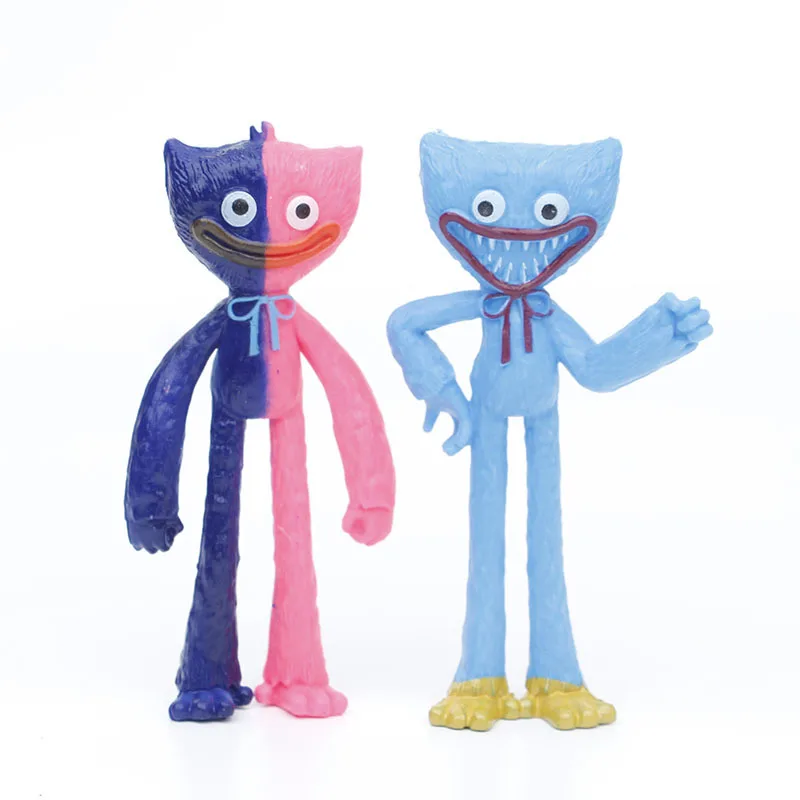 хаги ваги 8 шт./компл. игрушечные фигурки из игры Poppy Playtime голубая игрушка Huggy Wuggy