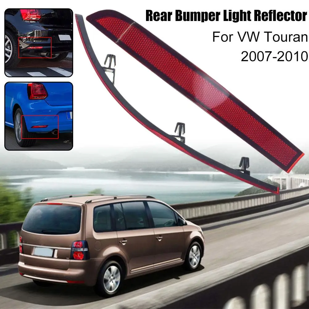 

2 шт., задний бампер для Volkswagen VW Touran 2006 ~ 2010 1T0945105A 1T0945106A