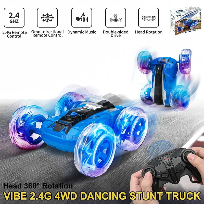 

New Four-wheel Drive Remote Control Car Outdoor Tumbling Stunt Car Off-road Remote Control Car Children's Toy Car
