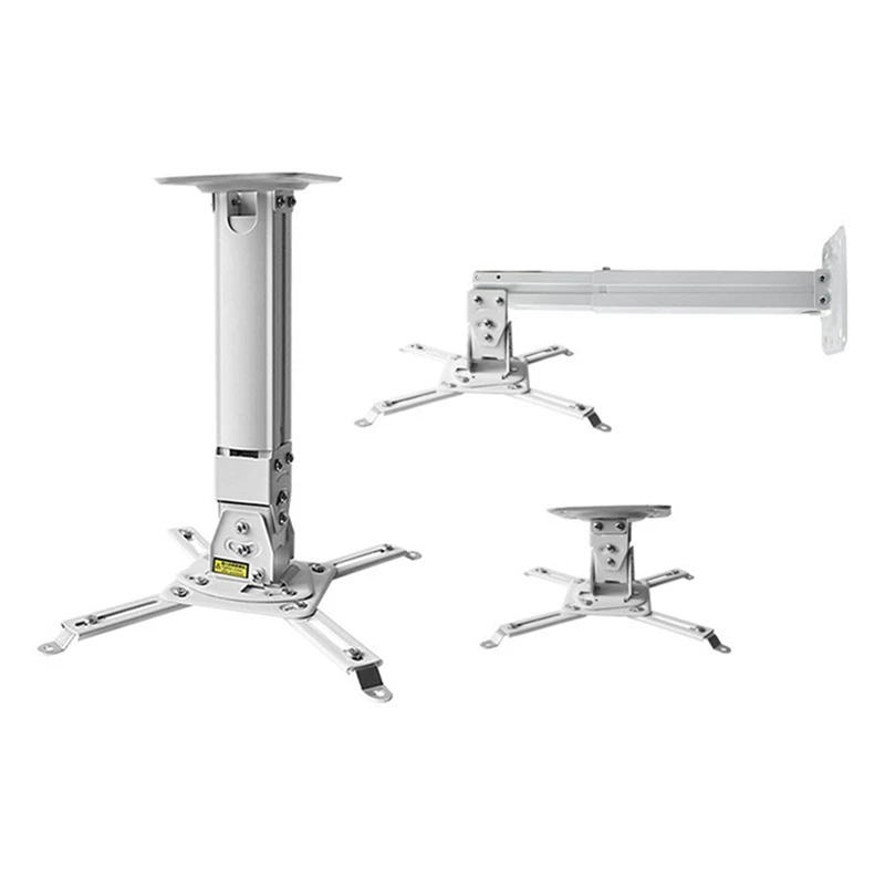 

Projector Bracket Ceiling Mounting Bracket,Tilted Retractable for Inch 1/4 Screw Hole,30cm Claw Pitch Projector