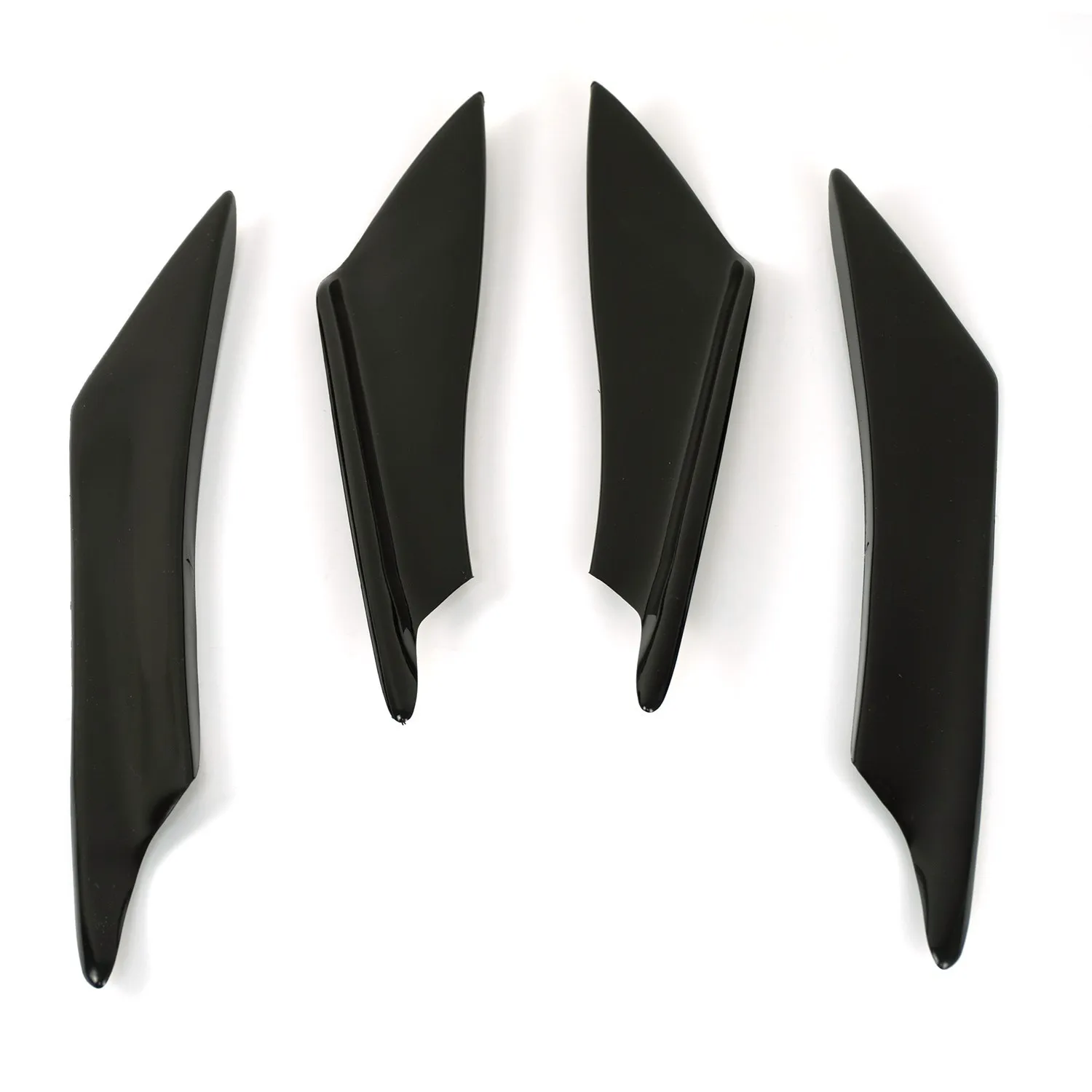 Спойлер Универсальный мотоциклетный крыло переднее дефлект воздуха комплект 4