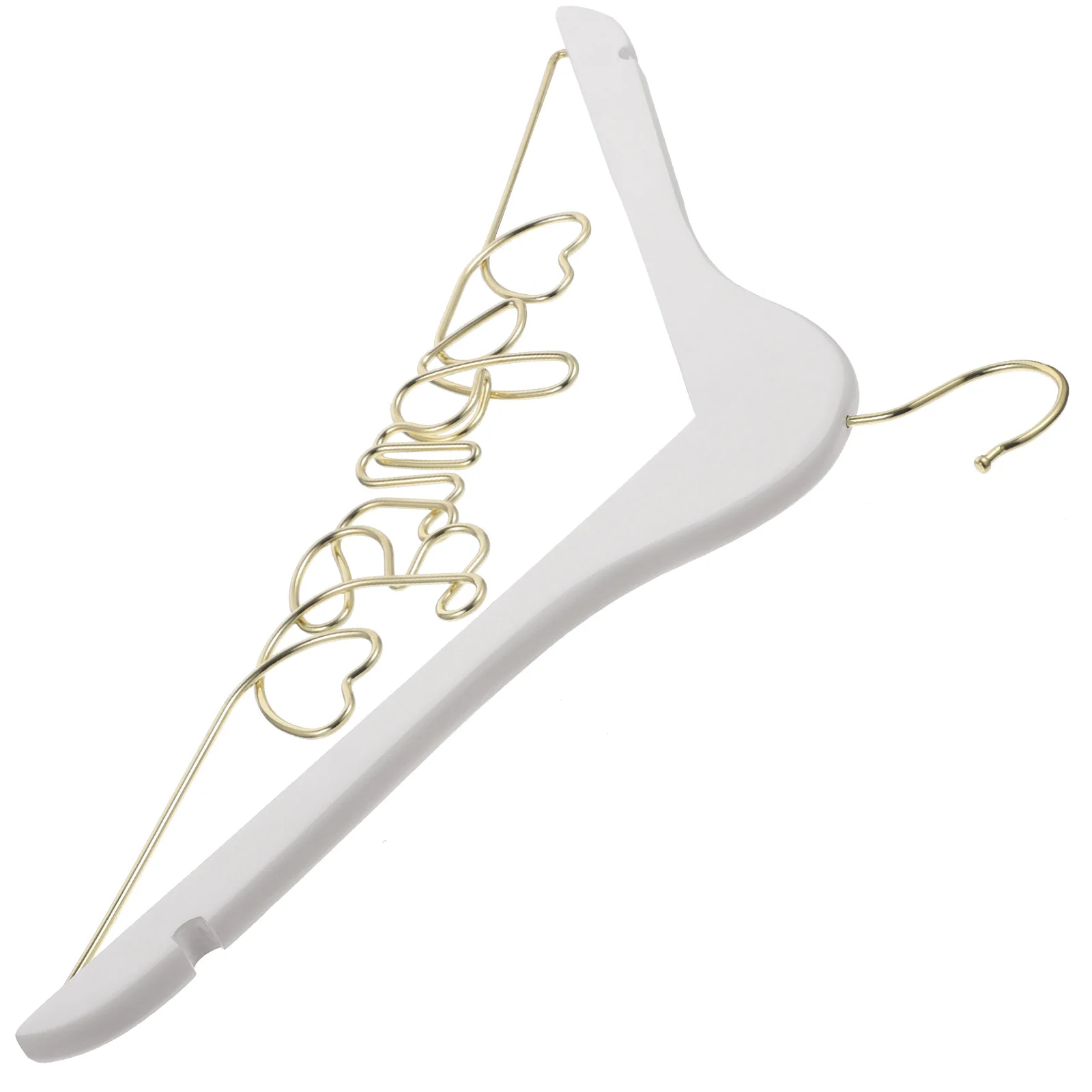 

Wedding Hanger Dress Display Bride Gown Nonslip Hangers Anti-skid Wooden Bridal