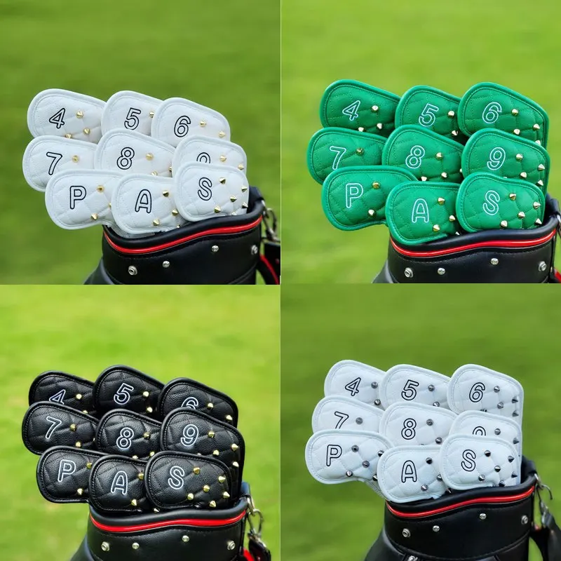 

Golf Irons Cover Irons Clubs PU Leather Golf Headcover Golf Accessory