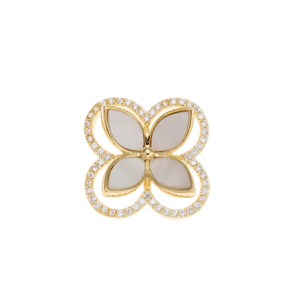 

YYSUNNY винтажные маленькие бриллианты для женщин Броши с фианитами в виде растений булавка для корсажа аксессуары для костюма куртки ювелирные изделия в подарок