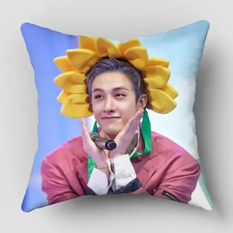 Декоративная Наволочка Bang Chan KPOP Стильная Высококачественная Атласная Ткань