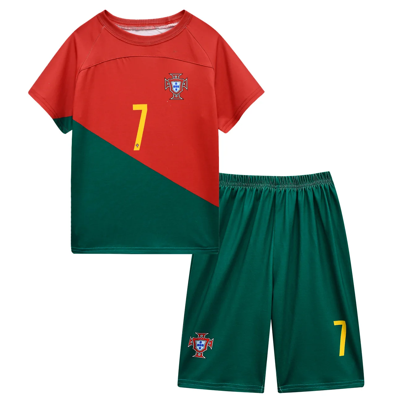 

NO7 Kids Football Jersey DIY Personalized Custom Boy Soccer Jersey Set Soccer Uniform Breathable Football Uniform For Children