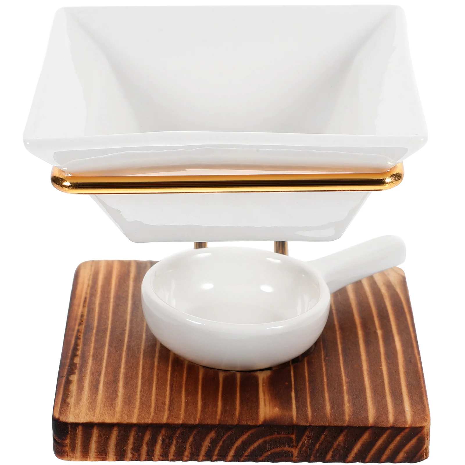 

Aroma Lamp Stove Holder Ceramic Aromatherapy Furnace Decorate Diffuser Tealight Ceramics Office