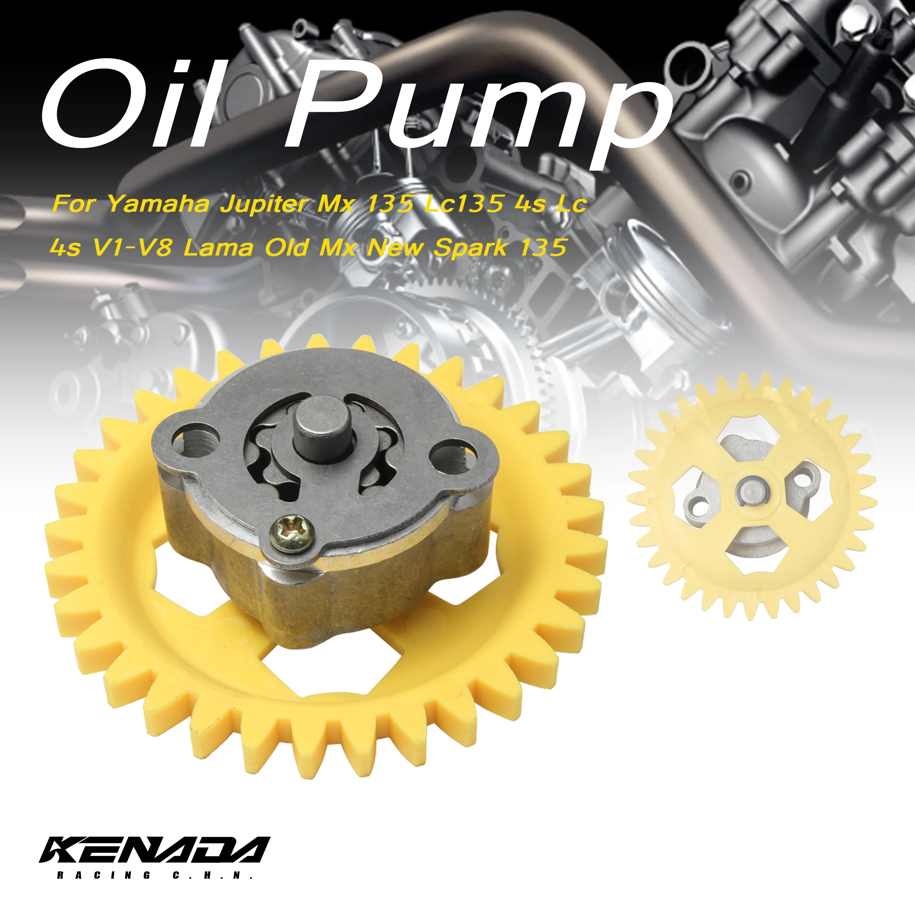 

Oil Pump assy For Yamaha Jupiter Mx 135 Lc135 4s Lc 4s V1-V8 Lama Old Mx New Spark 135