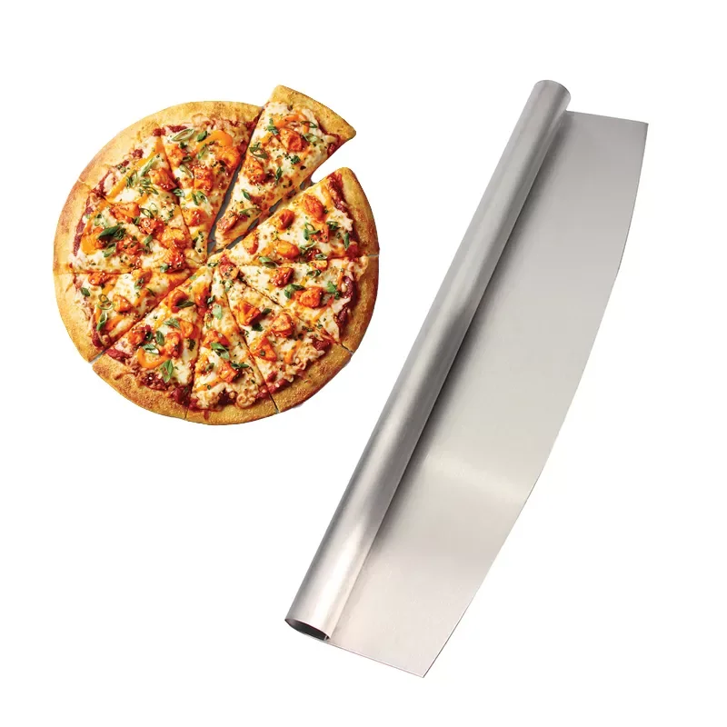 

Pizza Cutter Sharp Rocker Blade. Food Grade 18/8 (304) Stainless Steel. Best Way To Cut Pizzas And More