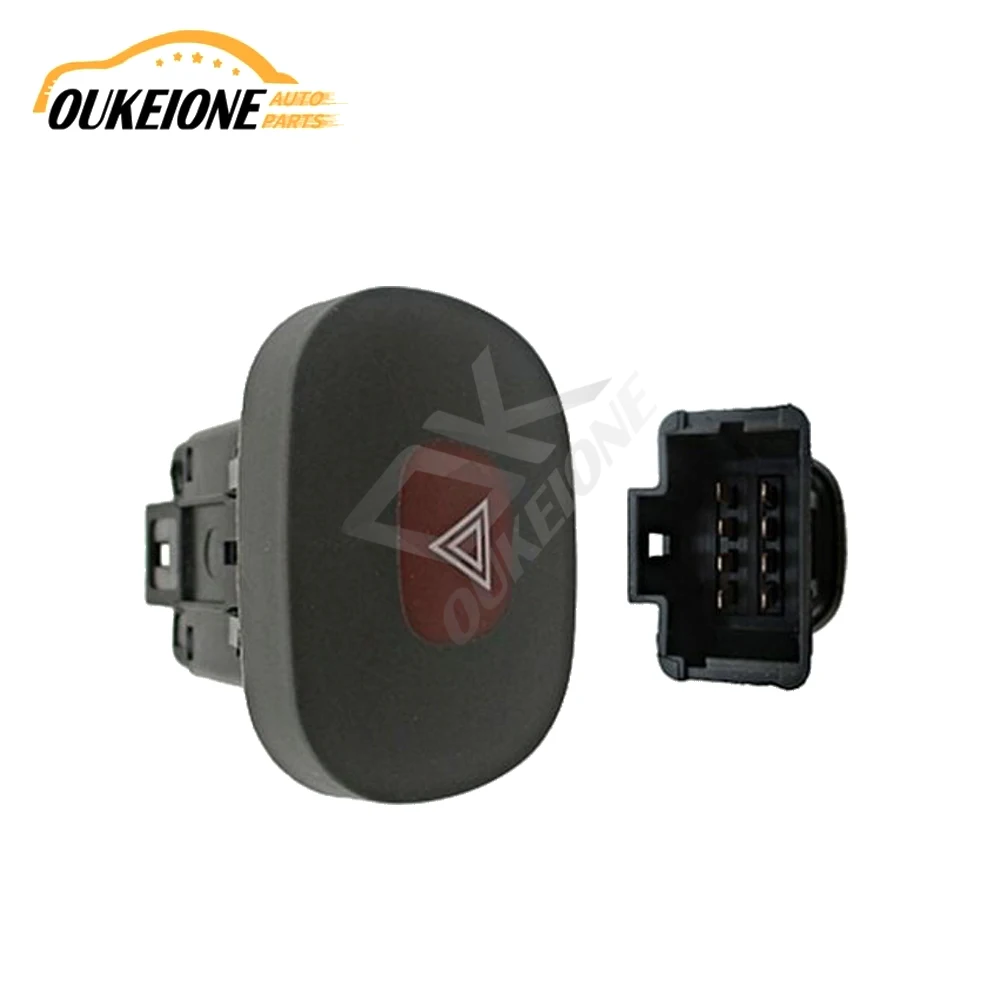 

For Renault Megane I Classic Clio II Electric Power Hazard Switch Emergency Warning Light Button Car Accesoories 7700421820