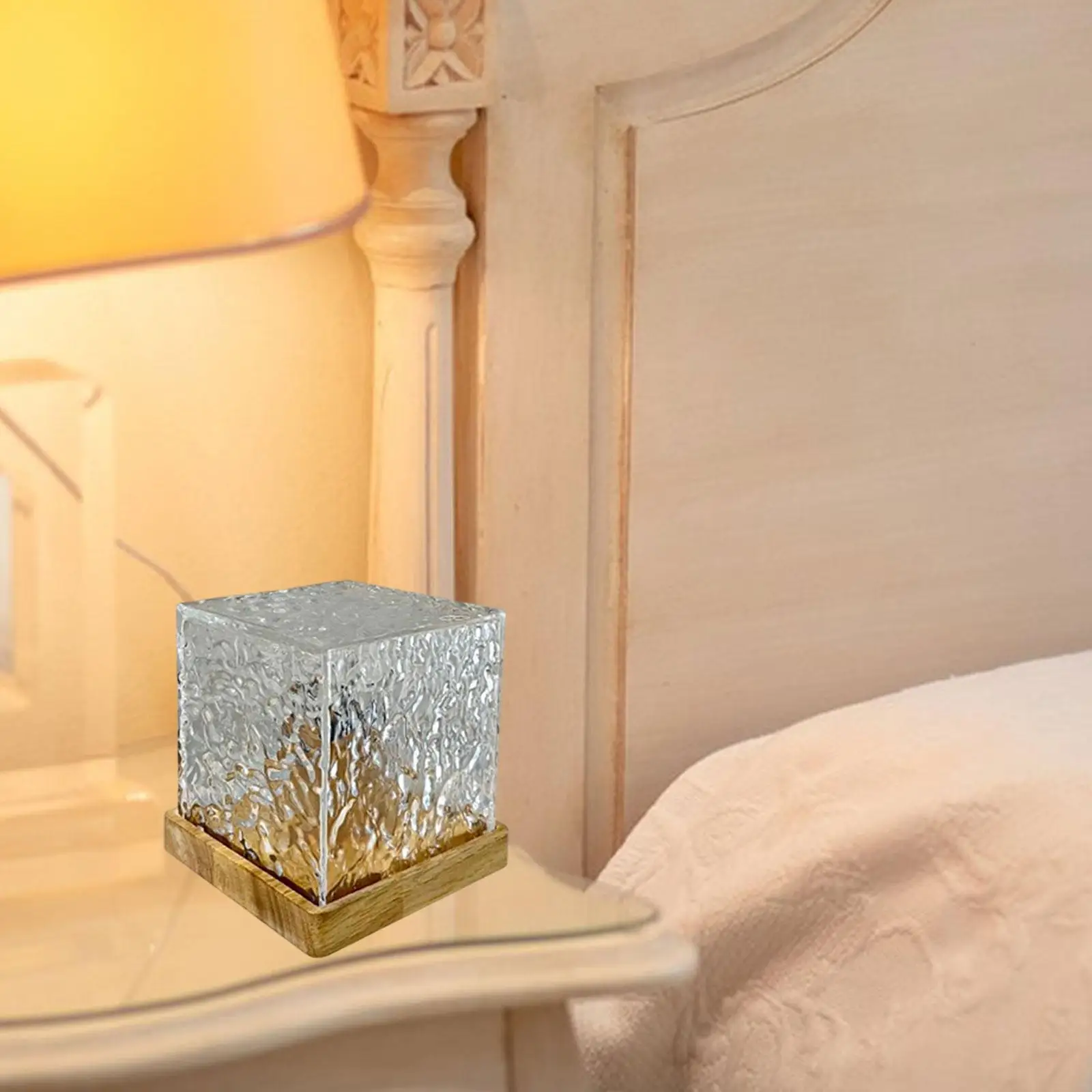 

Acrylic Water Wavetable Lamp Photo Prop USB Rechargeable Modern Fashionable
