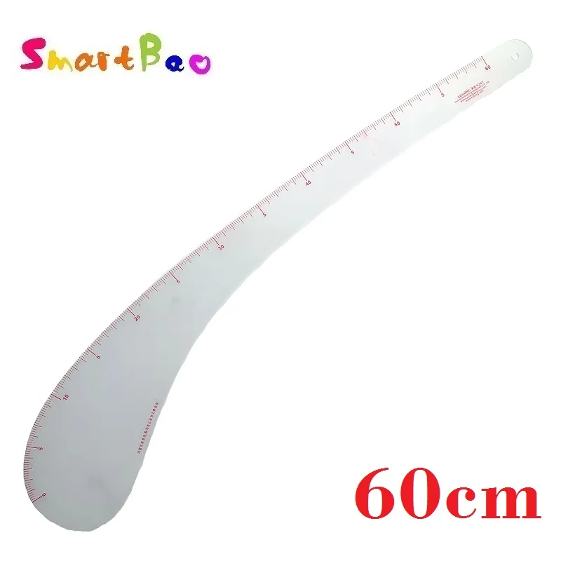 

Long Vary Form French Curve Ruler for Drawing Pant Pattern Hip Curves, for Designer, Tailor Tool; Slim, Light