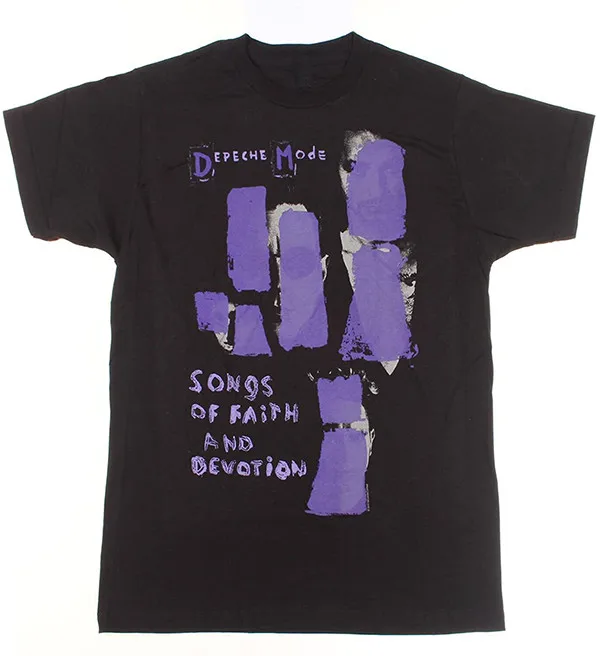 Фото Черная футболка унисекс DEPECHE MODE Songs Of Faith & Devotion S-5XL №1