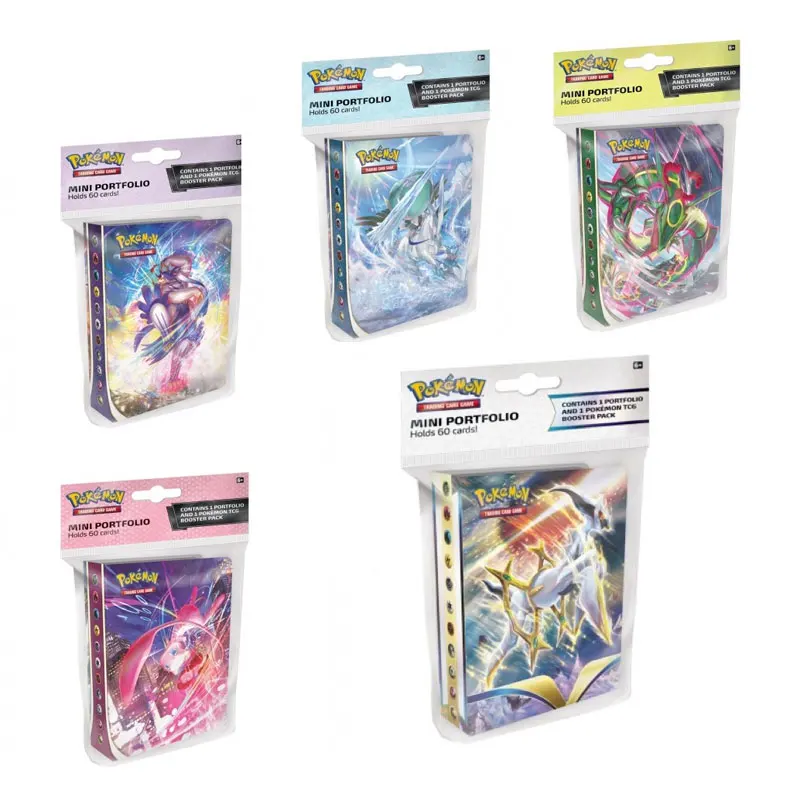 

New Pokemon Mini Card Book Pikachu Arceus Dream Game Card Collection Card Playing Cards Kids Toy Gift