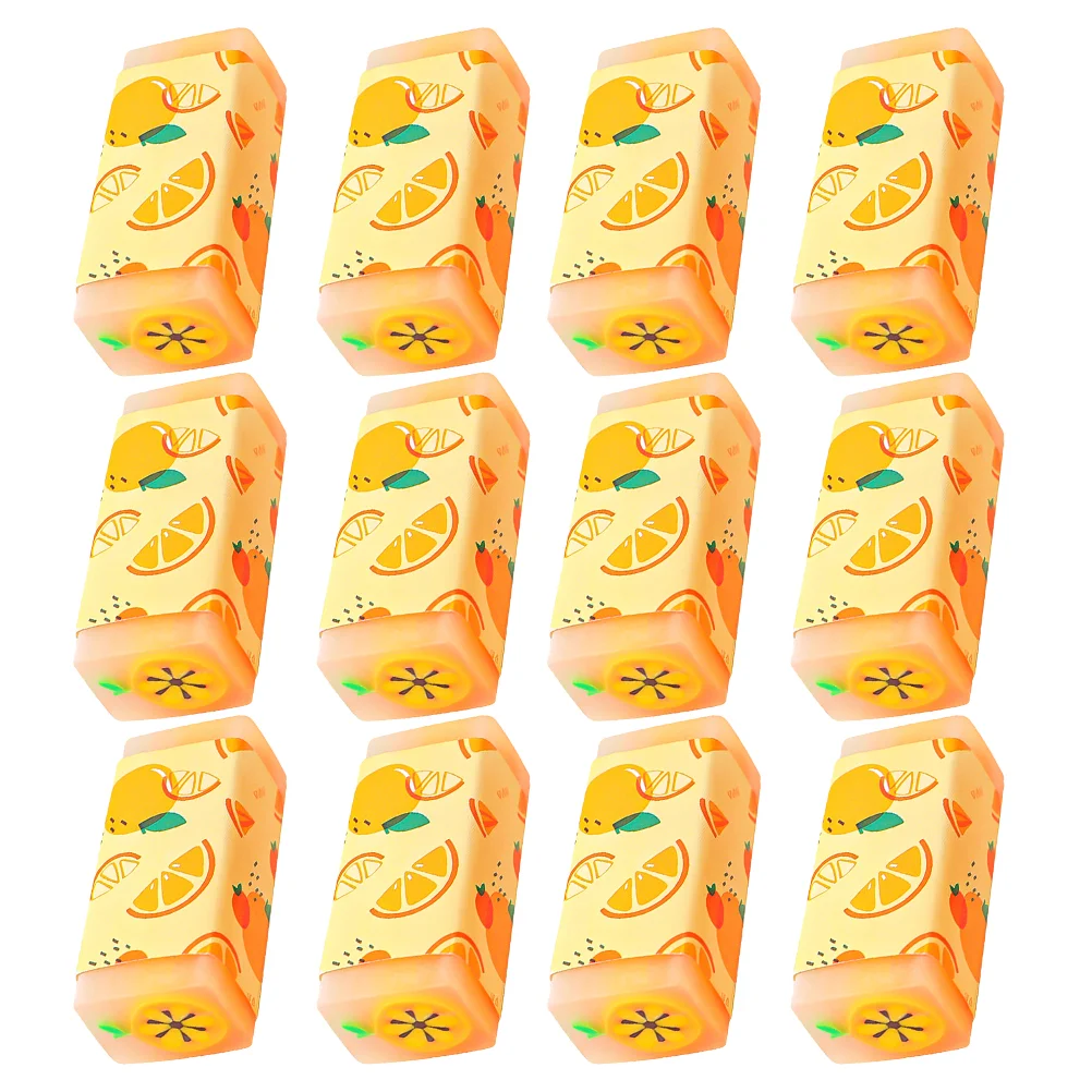 

18pcs Cartoon Erasers Creative Rubber Erasers Student Stationery (Random Color)