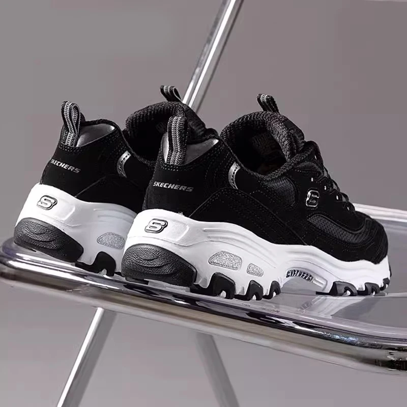 Skechers Женские кроссовки Fashion Повседневная обувь Ретро амортизирующая Panda