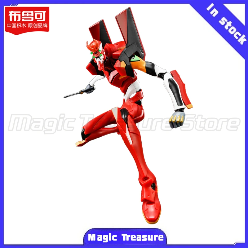 Фото 【MT】Оригинальная фигурка Brook Super Dynamic Building Block, Легендарное издание, коллекционная модель фигурки Евангелион Юнит-02 из EVA №1