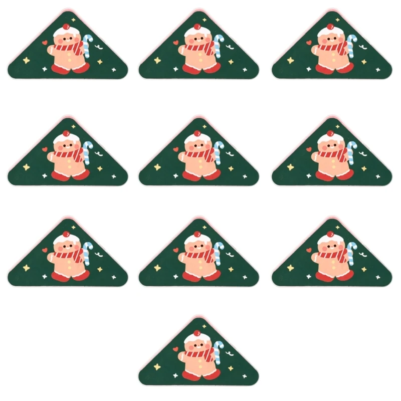 Многофункциональный зажим для документов 10 шт. треугольный угловой страницы