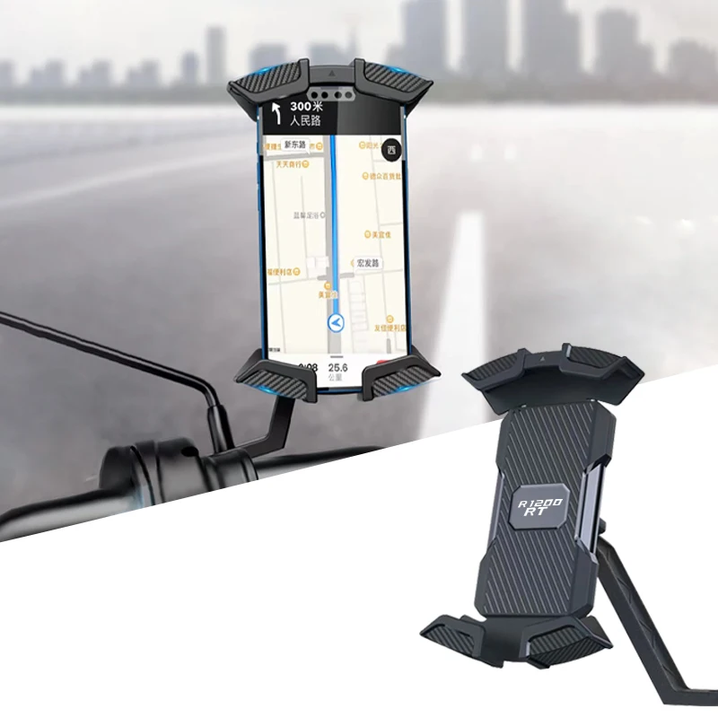 

Motorcycle Bike Phone Holder GPS Bracket Mount Clip Support Moto Mirro Handlebar Mount for BMW R1200R R1200RT R1250HP
