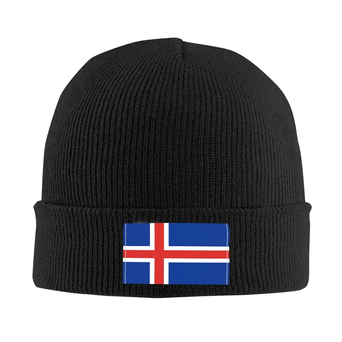 Flag Of Iceland Bonnet Hat Knitted Hat Men Women Cool Unisex Adult Warm Winter Skullies Beanies Caps 1
