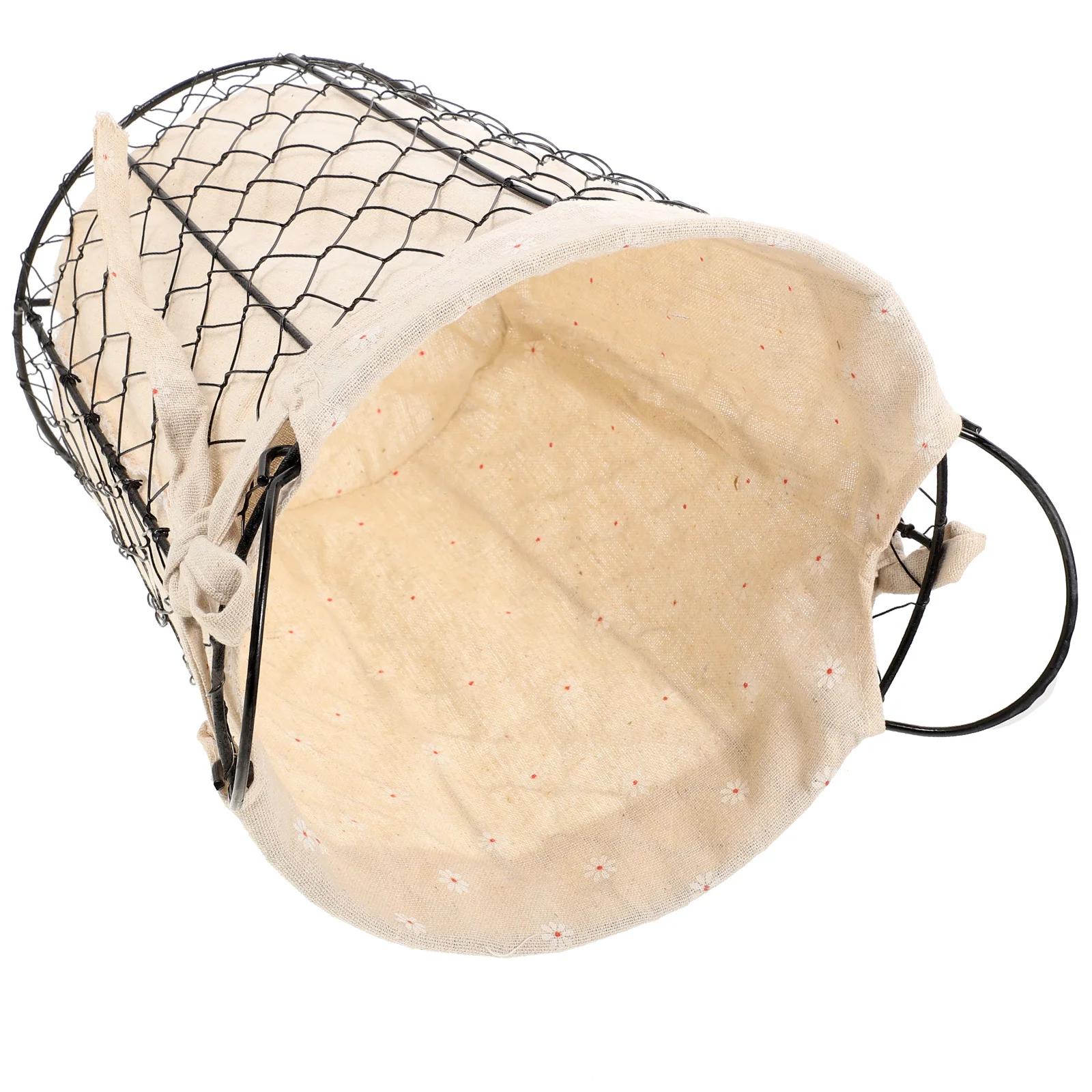 

Basket Storage Wire Baskets Metal Laundry Hamperutility Clothes Round Boxdirty Liner Iron Mesh Books Shelf Tall Nursery