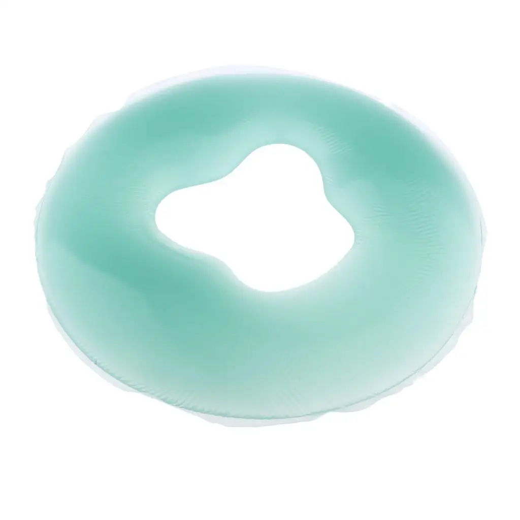 Зеленая удобная силиконовая подушка для лица и вниз массажа красоты спа-салона