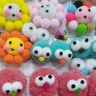 Помпоны 81015202530 мм, мягкие разноцветные пушистые плюшевые помпоны сделай сам, домашний украшения для детских игрушек из Помпона, 10 г