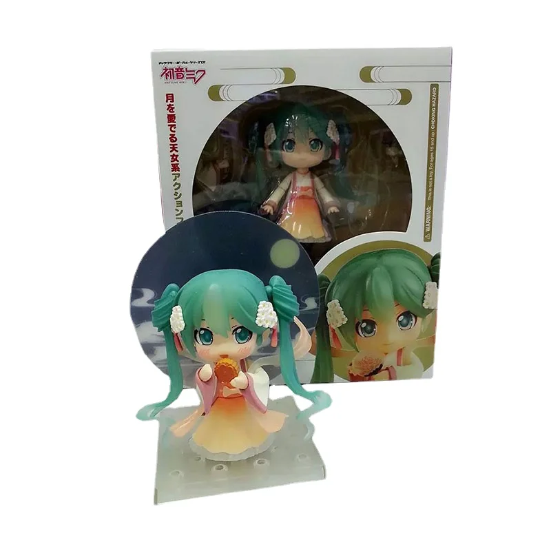 

Anime Hatsune Miku Harvest Moon Ver. 539 Action Figure Model Mid-Autumn Festival Q Version Model Doll Decoration Toy Xmas Gift