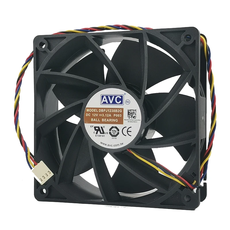 Совершенно новый AVC DBPJ1238B2G 12V 3.12a 12038 12cm ant S9 ядро динамический вентилятор - купить