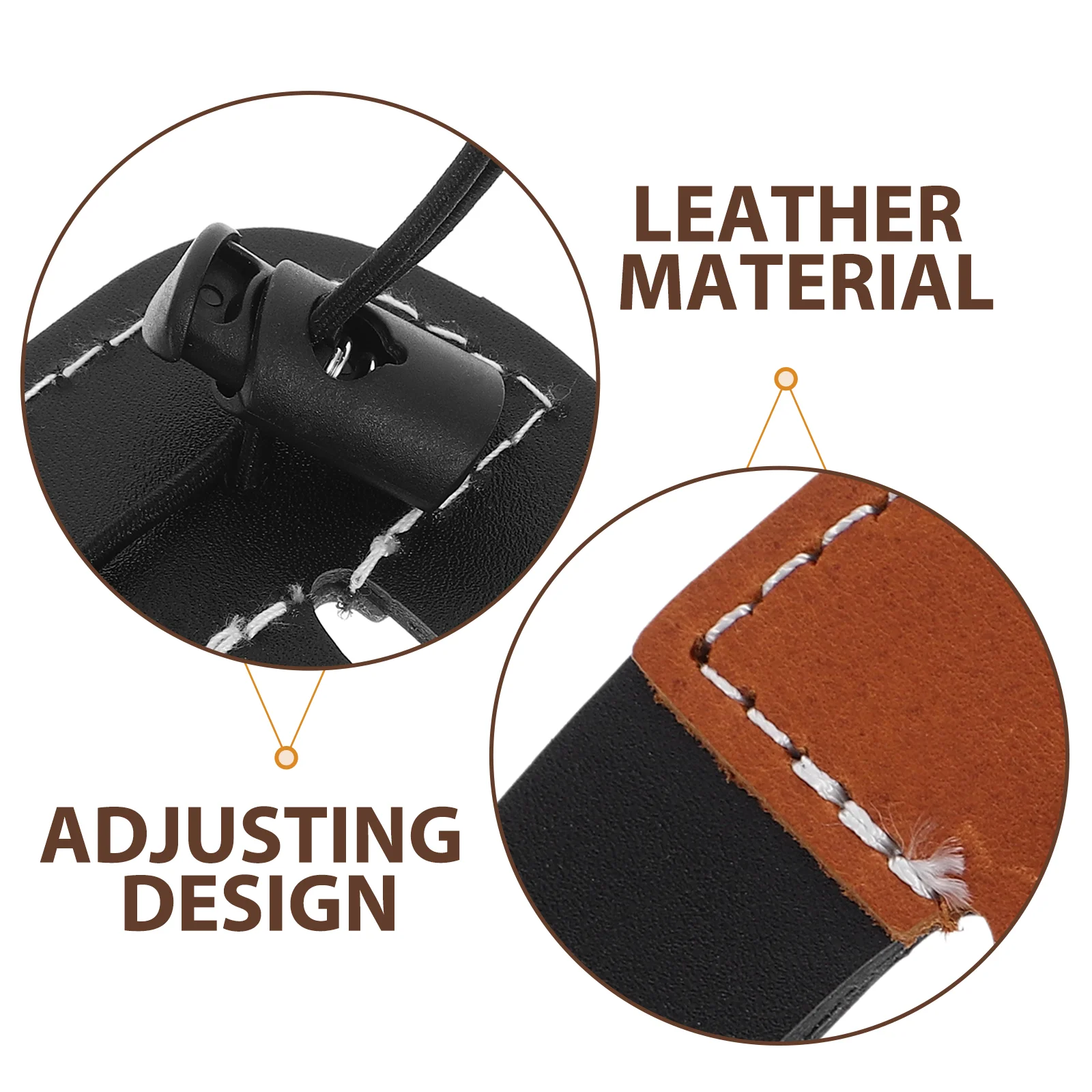 Коричневая двухслойная защита для пальцев с луком и стрелами 1 шт. защитные