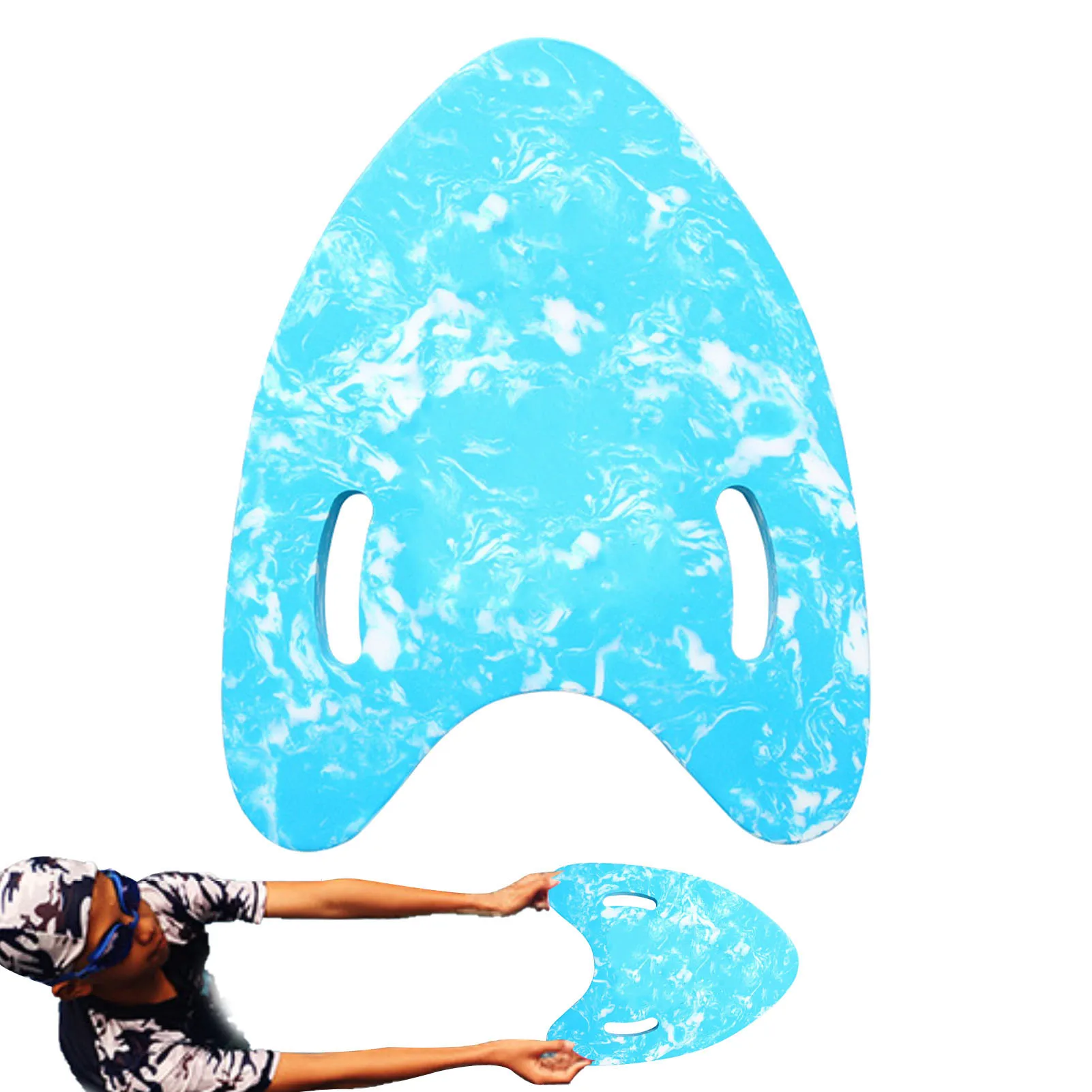 

EVA Swimming Kickboard Swim Board With Anti-Slip And Integrated Hole Handle Swim Training Aid Kick Board For Adults
