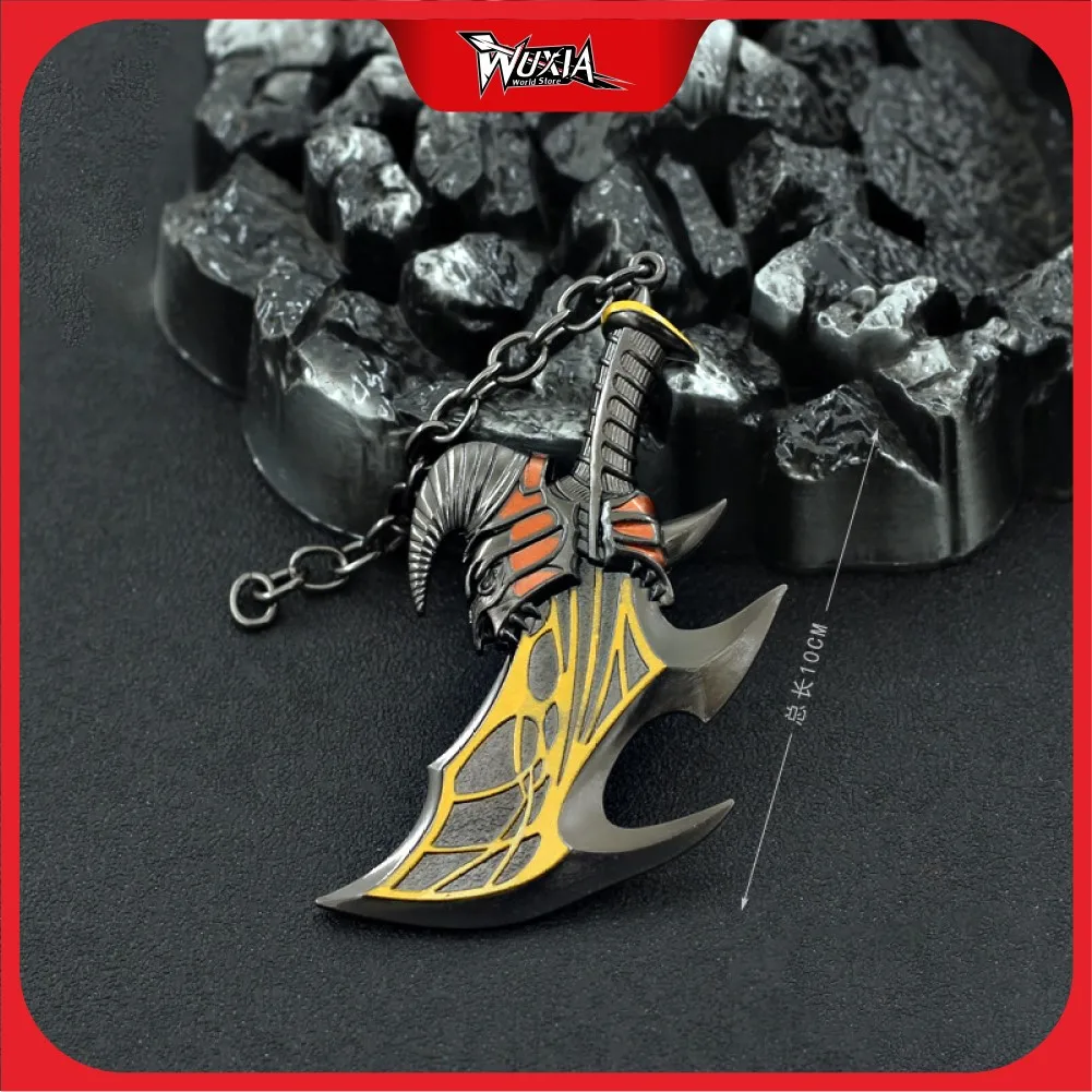 

God of War Weapon Kratos Blades of Exile Ghost of Sparta Game Anime Figure Swords Katana Keychain Model Kid Toys Christmas Gift