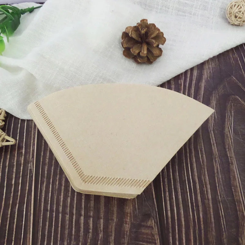 

100Pcs Coffee Tea Strainer Disposable Coffee Maker Accessories Portable Coffee Filter Paper Coffee Filters Kitchen Gadgets