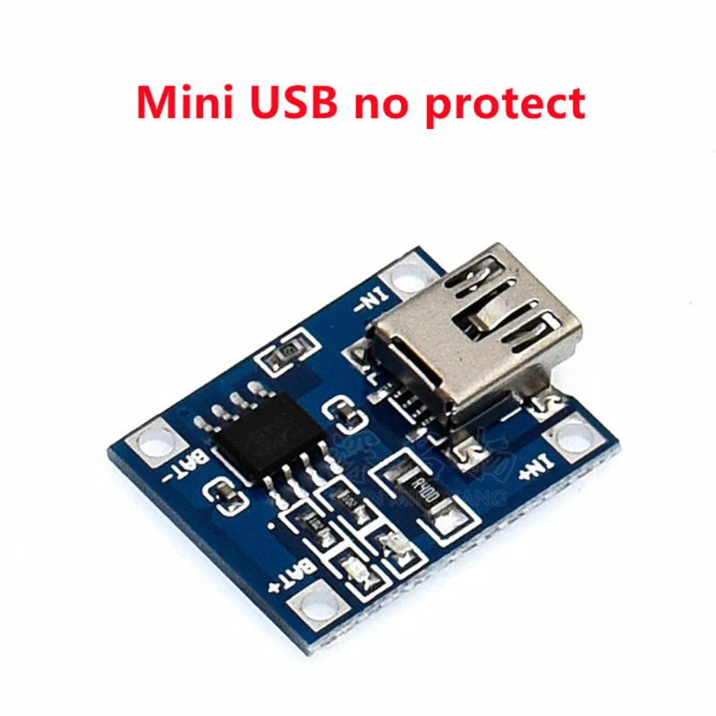 1~10PCS Type-c/Micro/Mini USB 5V 1A 18650 TP4056 Lithium Battery Charger Module Charging Board With Protection Dual Functions