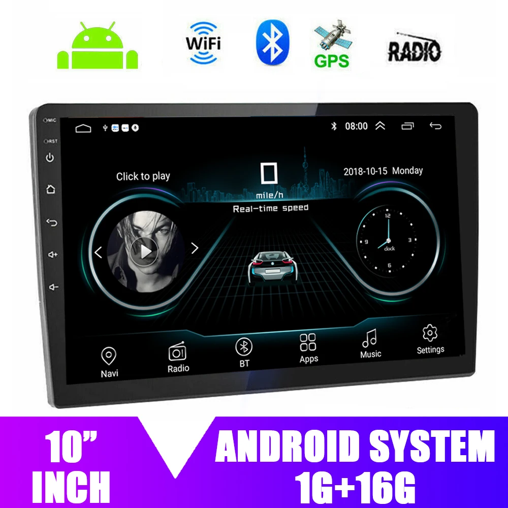 

Автомагнитола Binize на Android 9,1 с сенсорным экраном 10,1 дюйма и поддержкой GPS-навигации, Bluetooth, FM, Wi-Fi