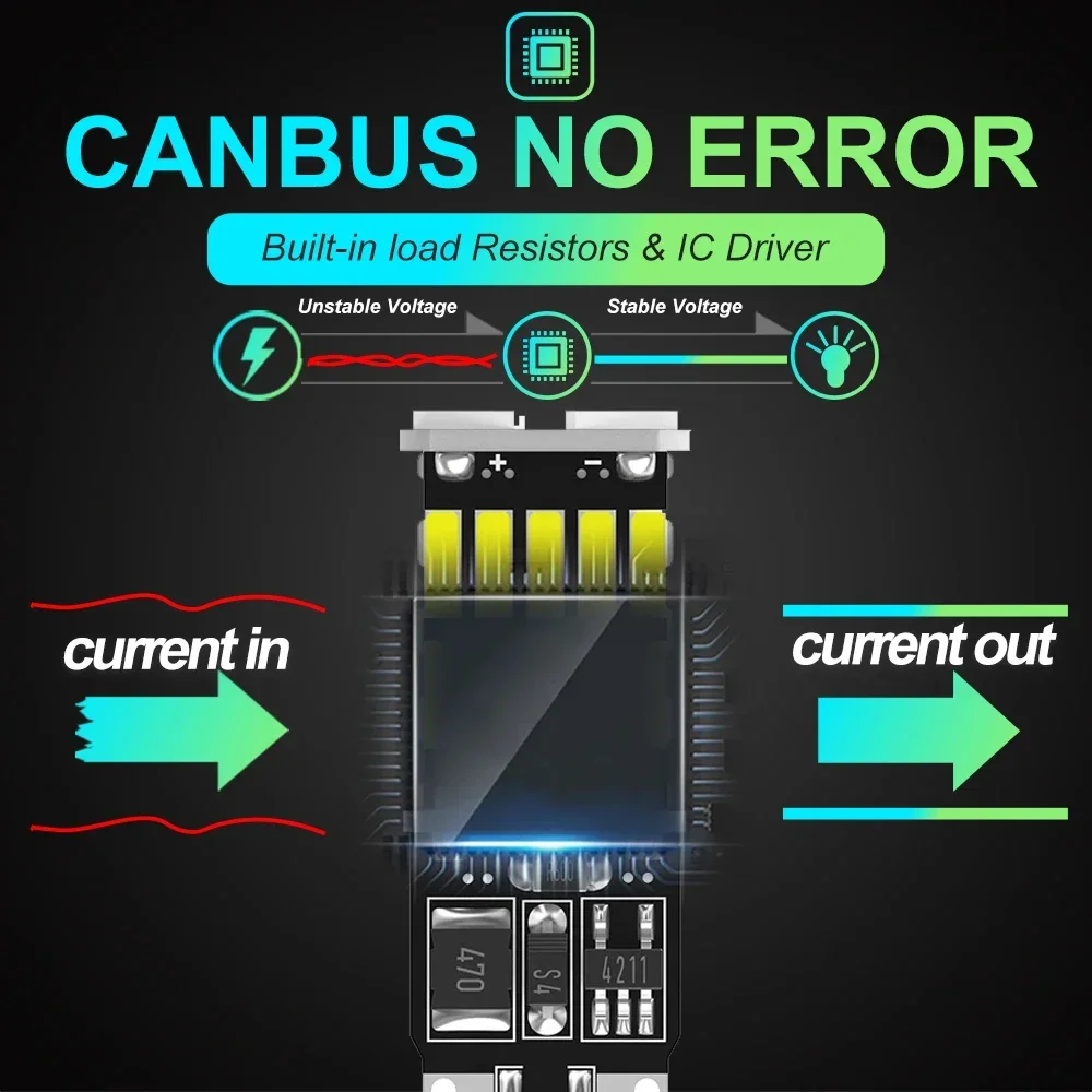 4 шт. W5W Led Canbus T10 194 Автомобильные лампы без ошибок 26SMD для автомобиля Фонарь